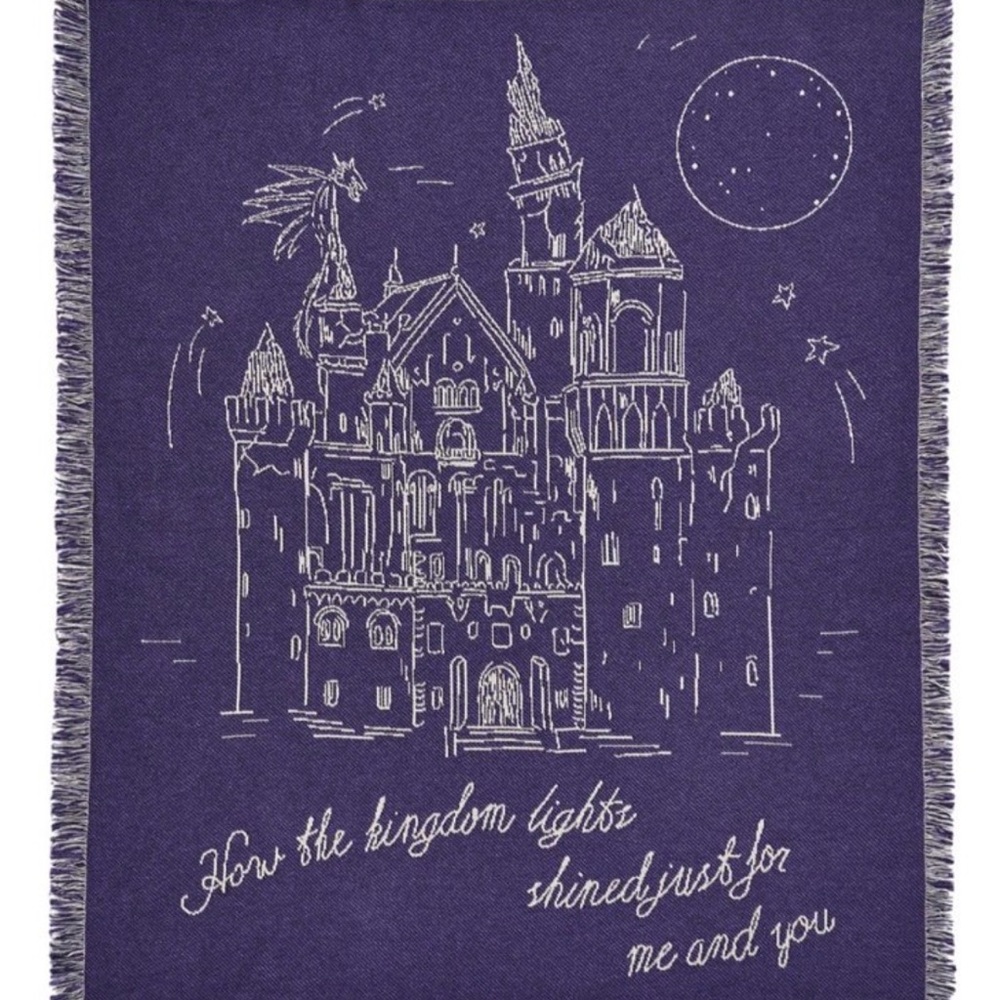 Taylor Swift Woven Blanket Long Live How The Kingdom Lights Shined Speak Now